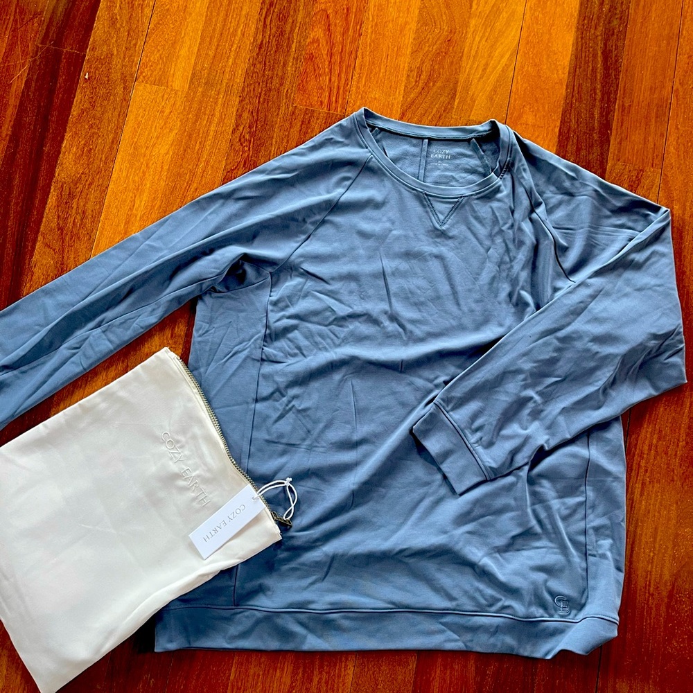Men’s Cozy Earth crew neck sweatshirt-size XL